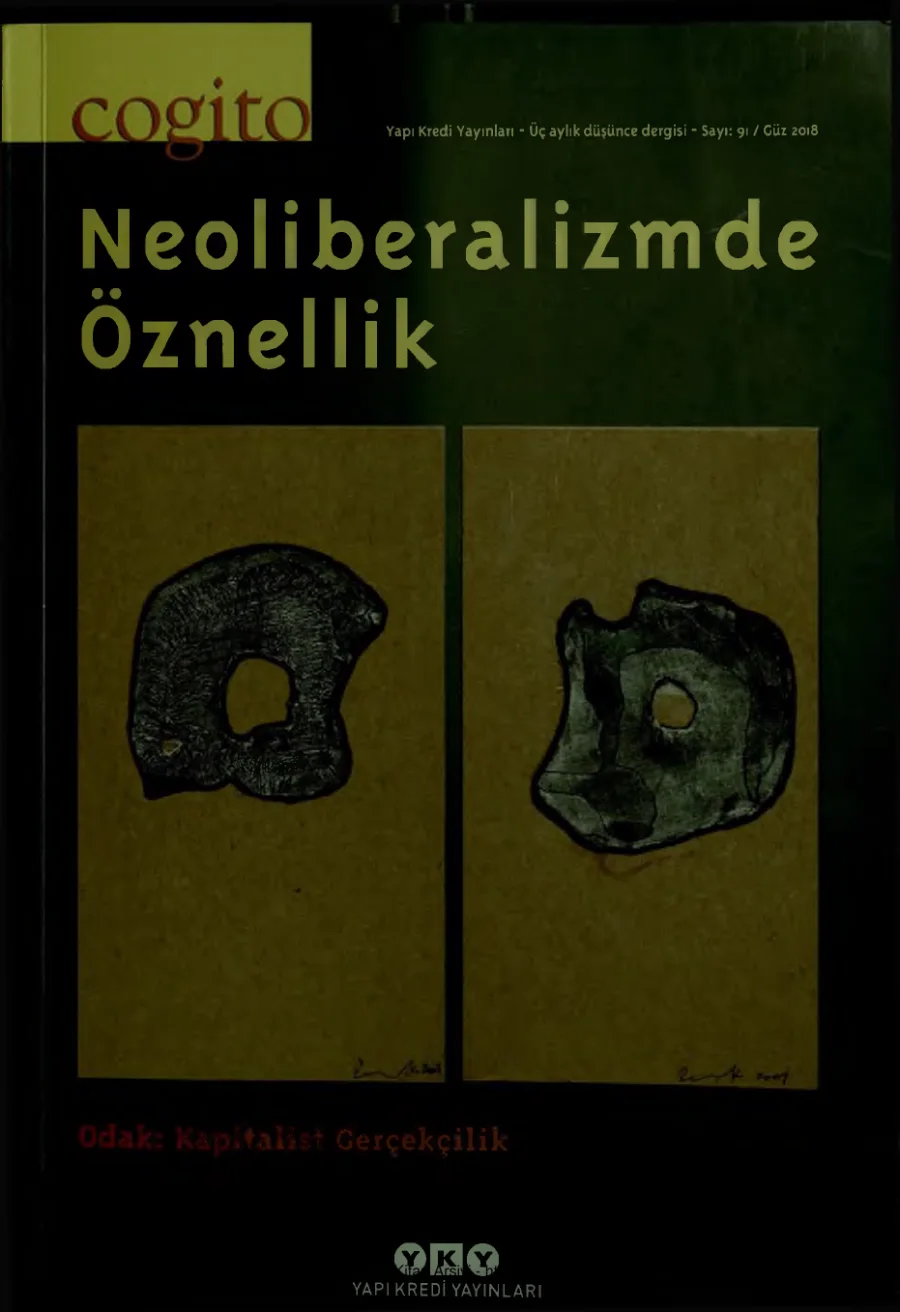 Cogito Sayı 091 Neoliberal Öznellik kapak görseli