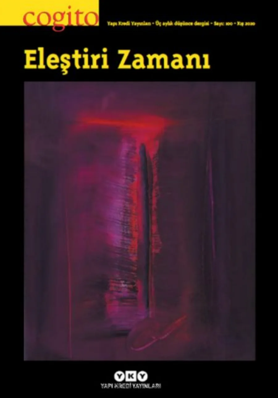 Cogito Sayı 100 Eleştiri Zamanı kapak görseli