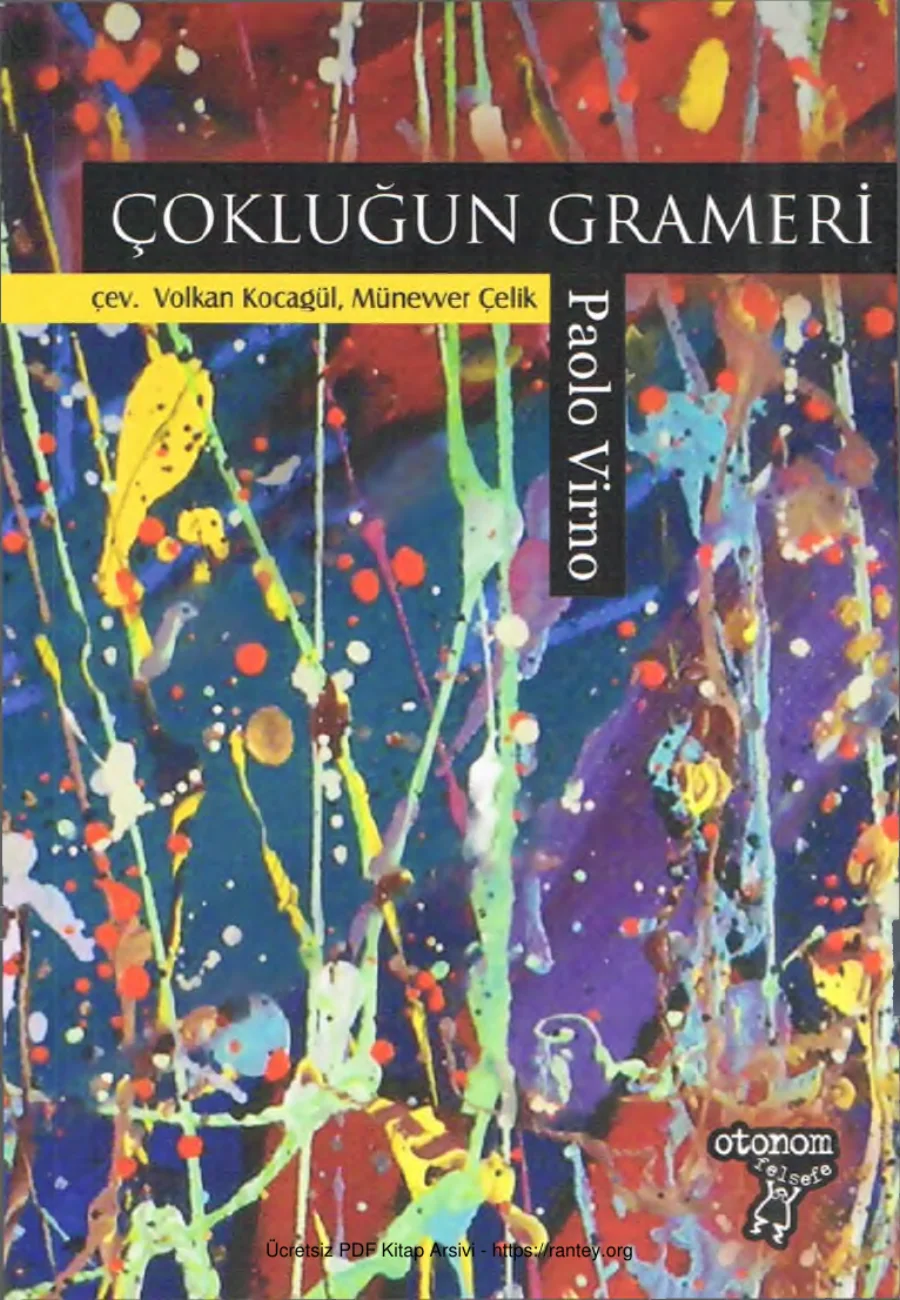 Çokluğun Grameri kapak görseli