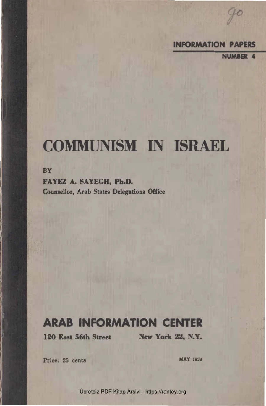 Communısm In Israel kapak görseli