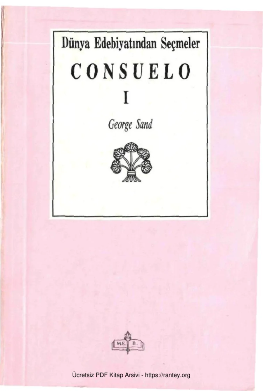 Consuelo Cilt I kapak görseli