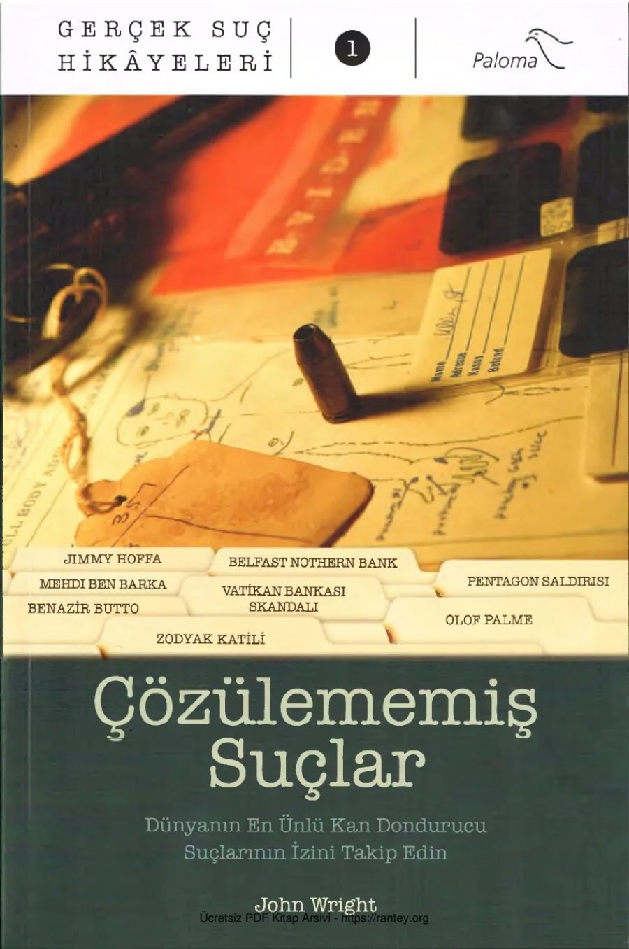 Çözülememiş Suçlar kapak görseli