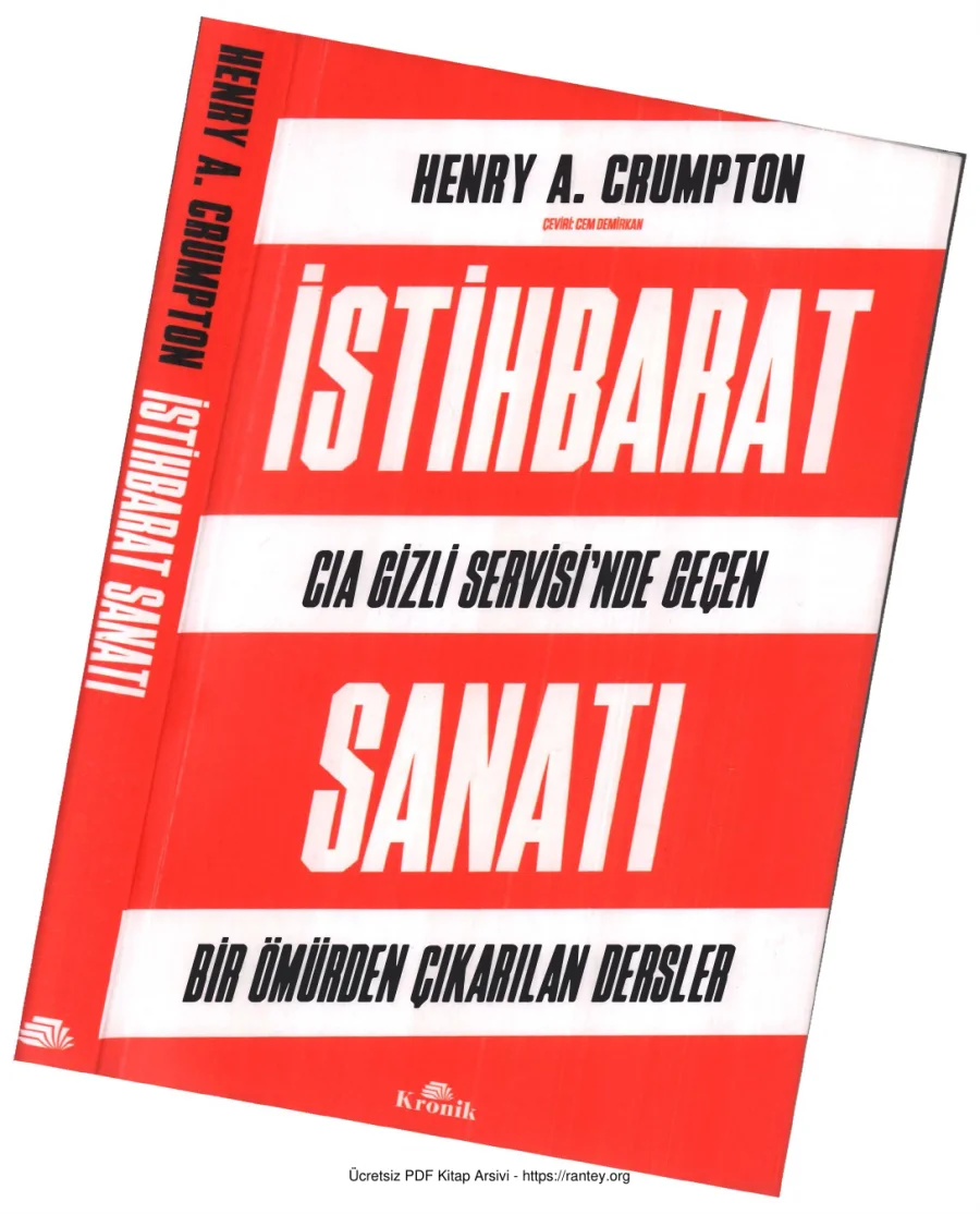 Crumpton İstihbarat Sanatı kapak görseli