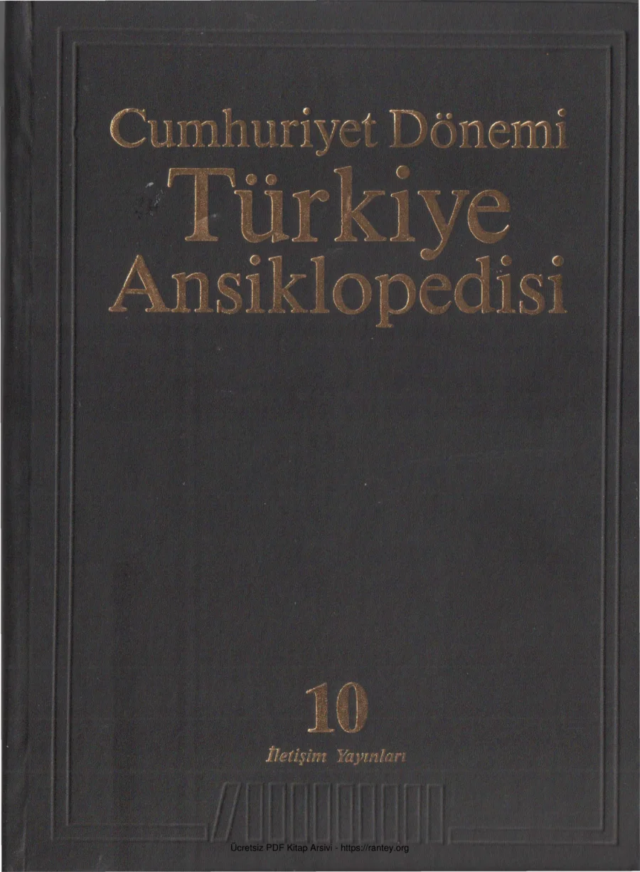 Cumhuriyet Dönemi Türkiye Ansiklopedisi 10 kapak görseli