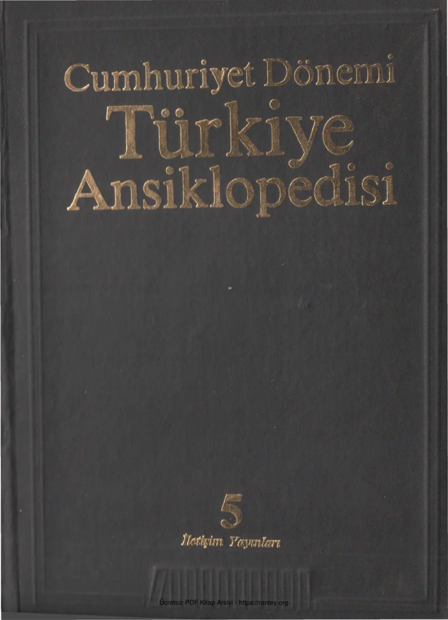 Cumhuriyet Dönemi Türkiye Ansiklopedisi 5 kapak görseli