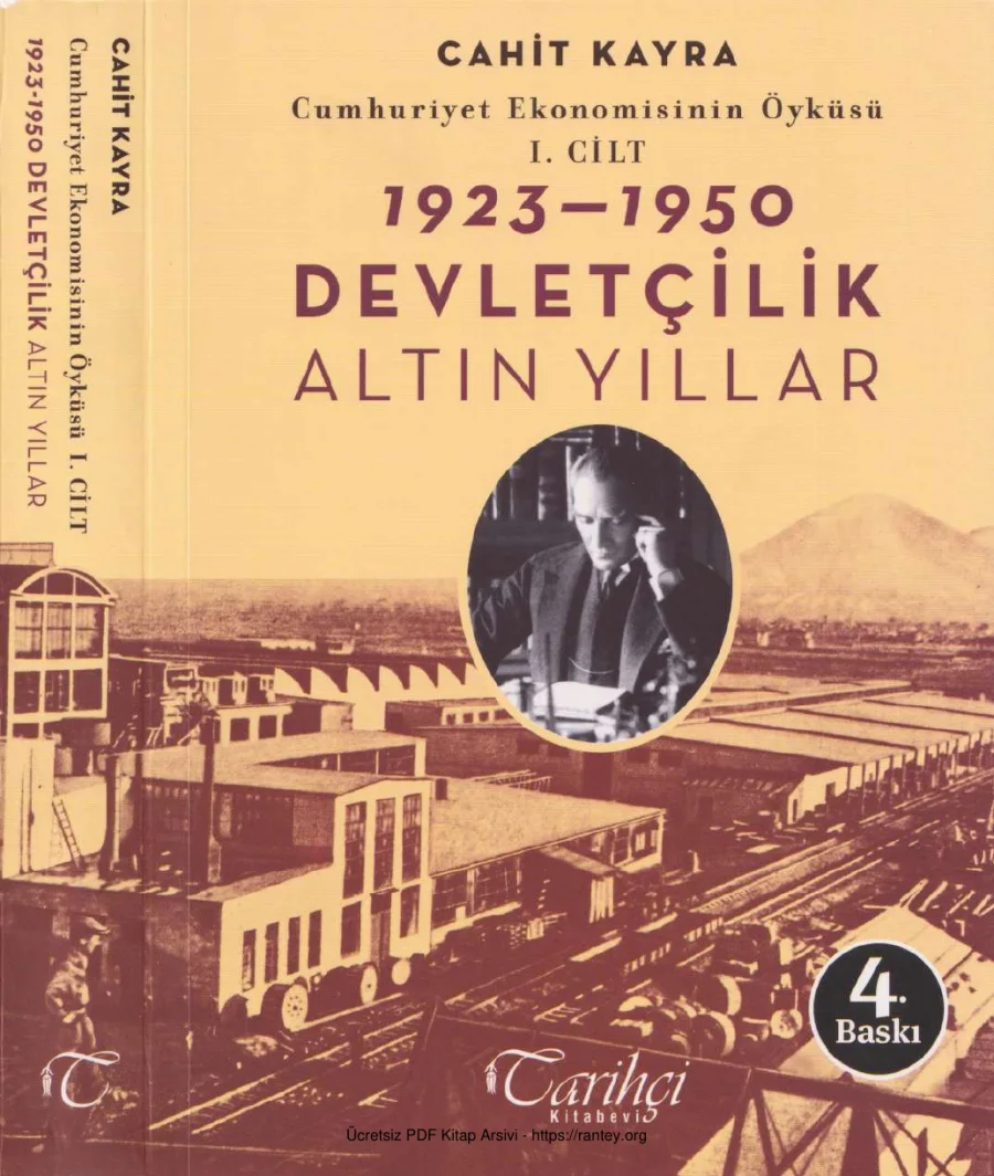 Cumhuriyet Ekonomisinin Öyküsü Cilt 1 1923 1950 kapak görseli
