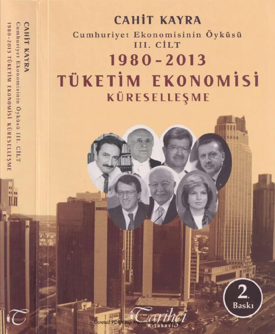 Cumhuriyet Ekonomisinin Öyküsü Cilt 3 1980 2013 kapak görseli