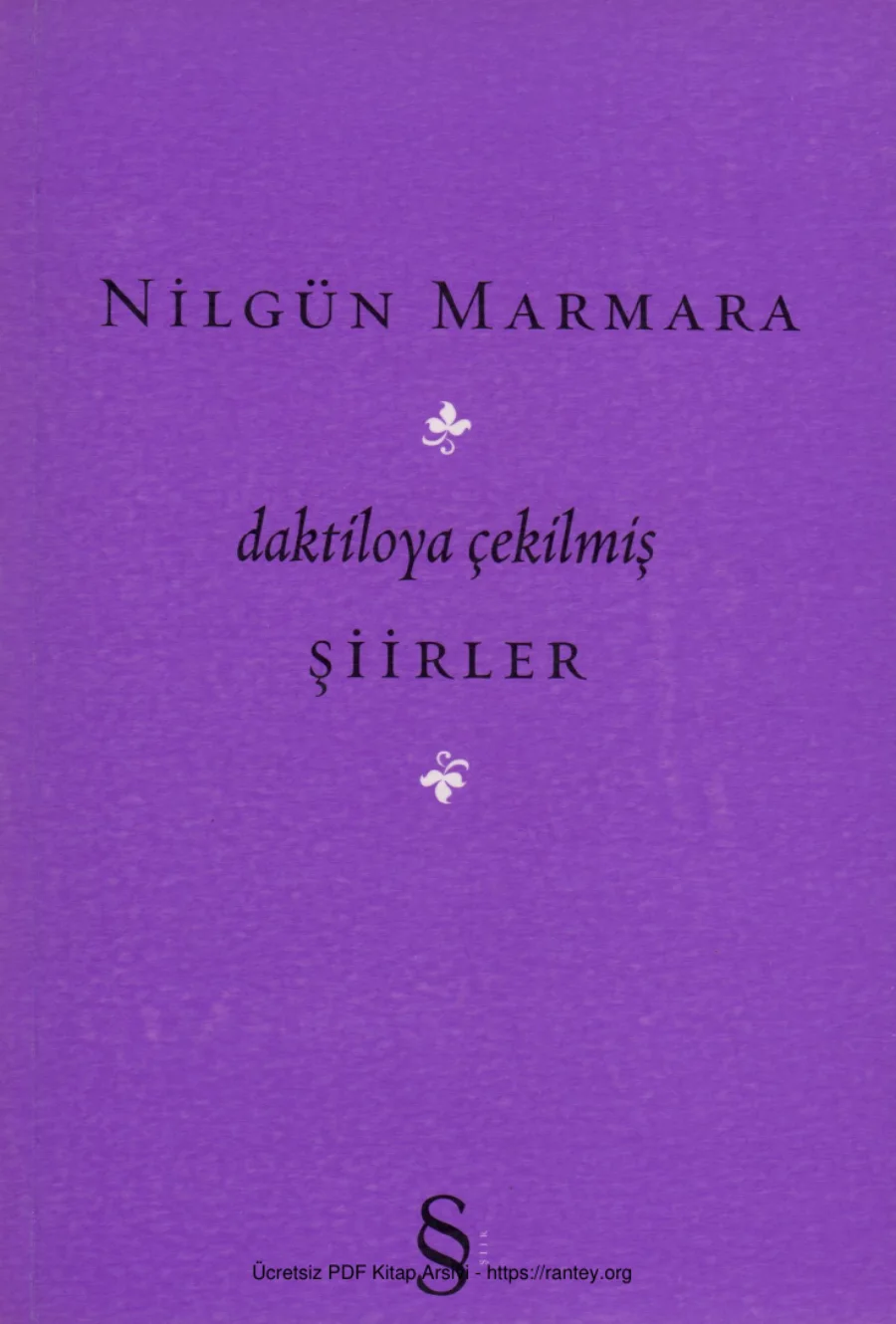 Daktiloya Çekilmiş Şiirler kapak görseli
