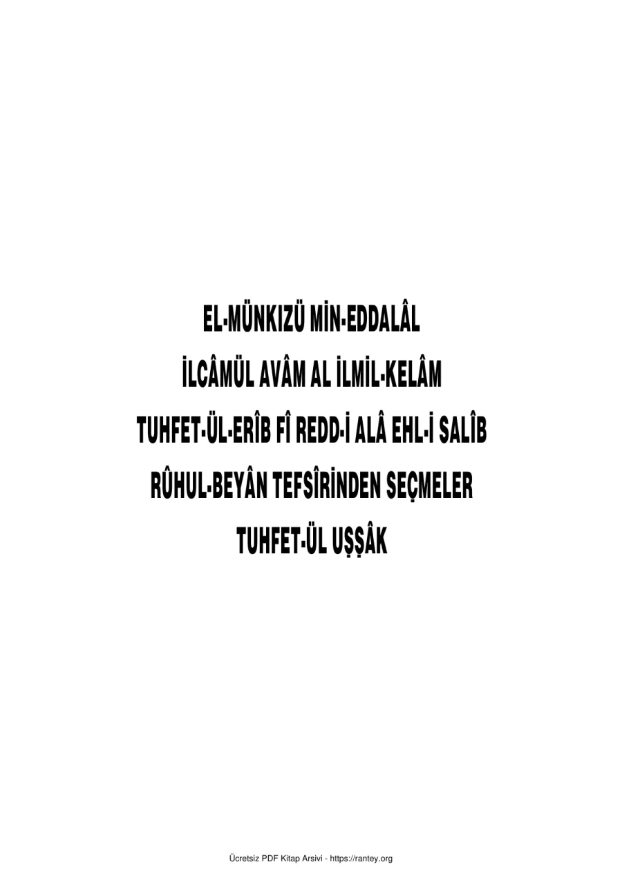 dallL Ebu Abdulmumin Tekin Mıhçı kapak görseli