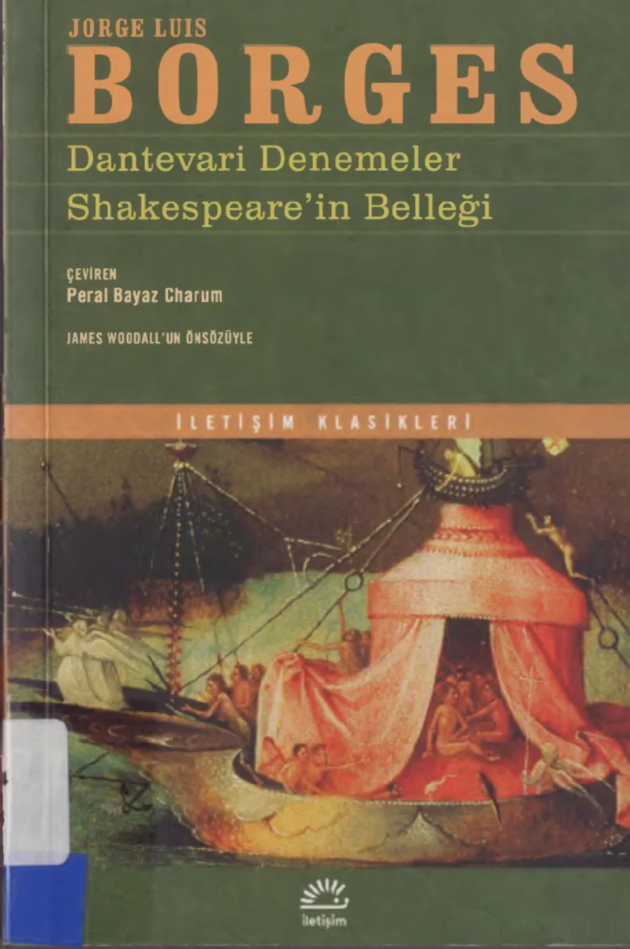 Dantevari Denemeler Shakespearein Belleği kitap kapağı