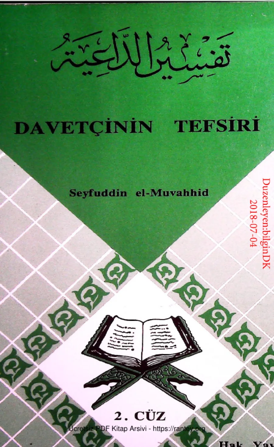 Davetcinin Tefsiri2 10 kapak görseli