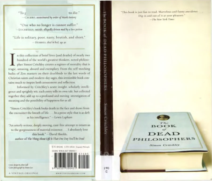 Dead Philosophers kitap kapağı