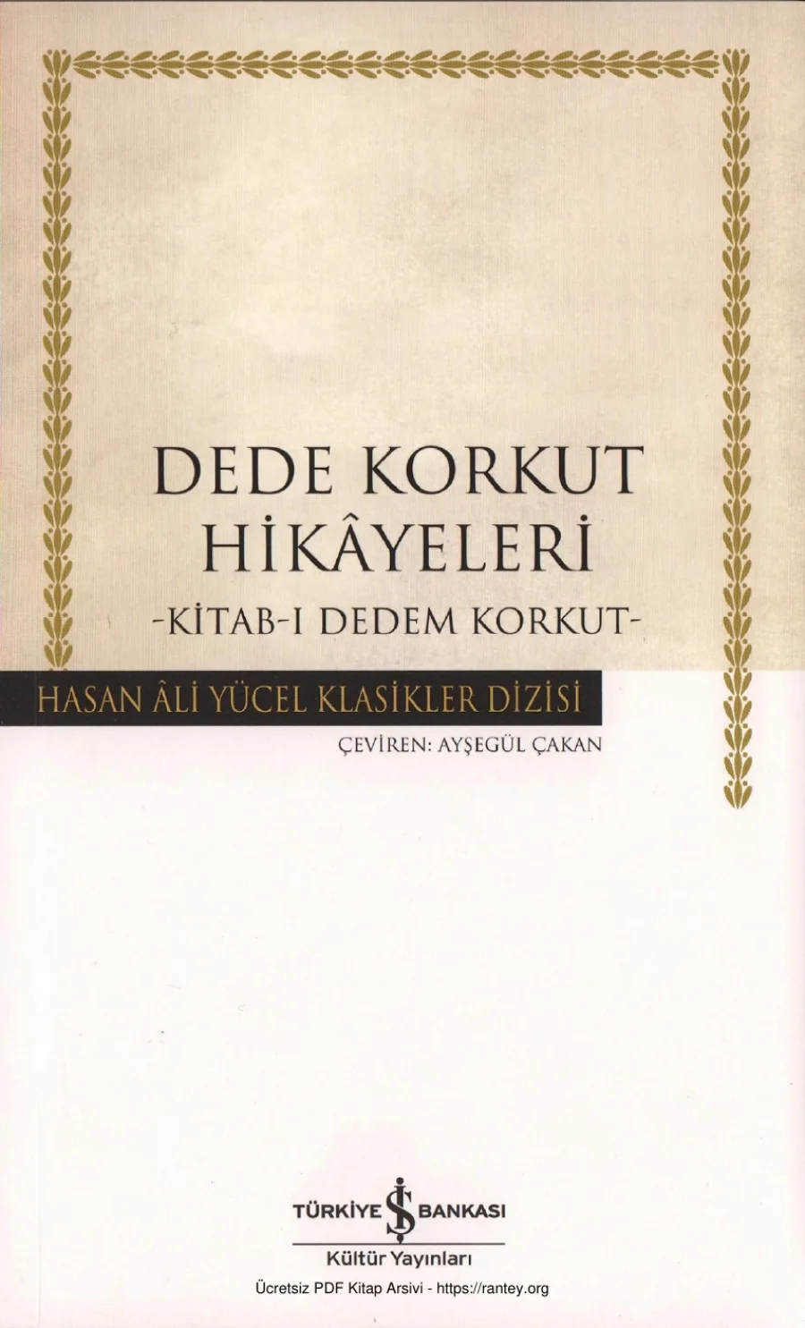 Dede Korkut Hikayeleri İş Bankası Yayınları kapak görseli