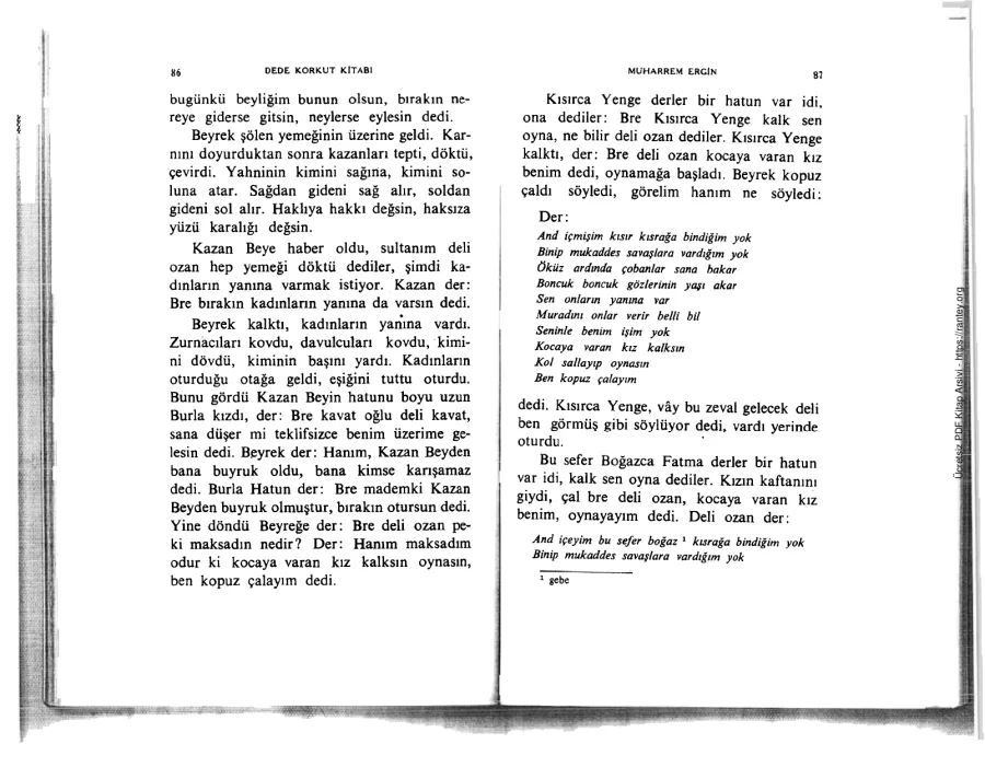 Dede Korkut Kitabi Ergin Part 3 kapak görseli