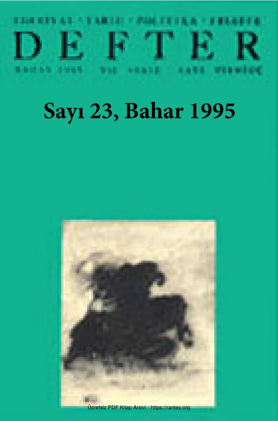 Defter Sayı 023 - Bahar 1995 kapak görseli