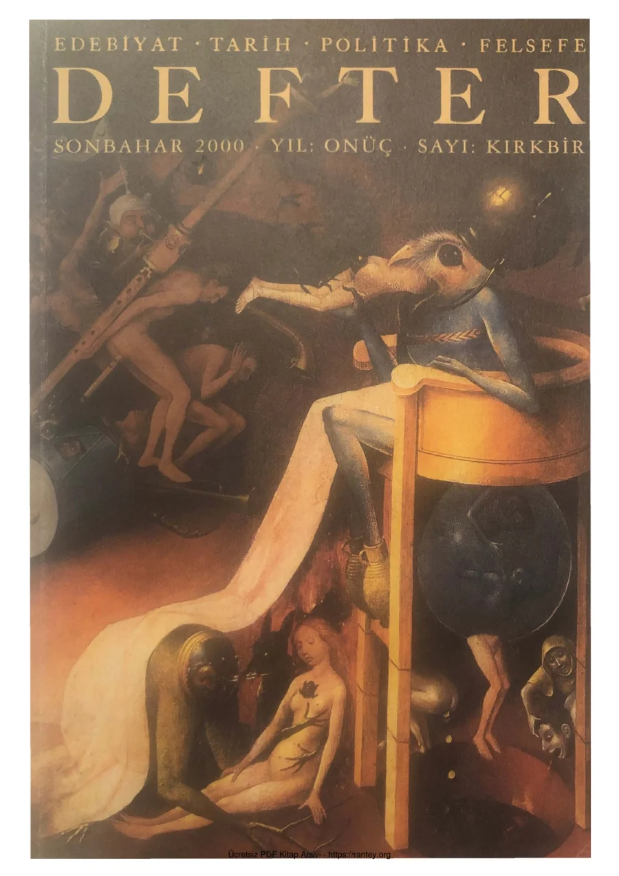 Defter Sayı 041 - Sonbahar 2000 kapak görseli