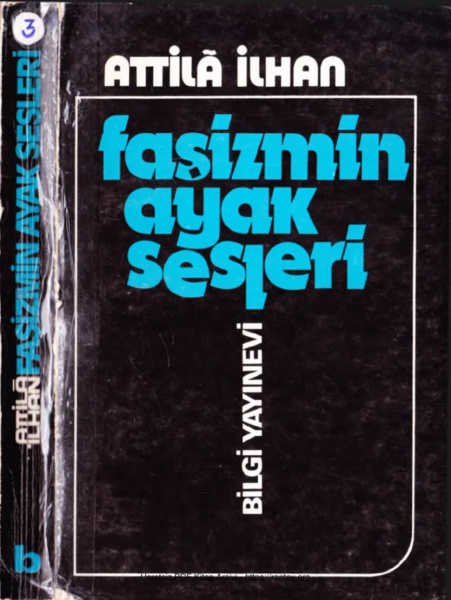 Defterler 3 Faşizmin Ayak Sesleri kapak görseli
