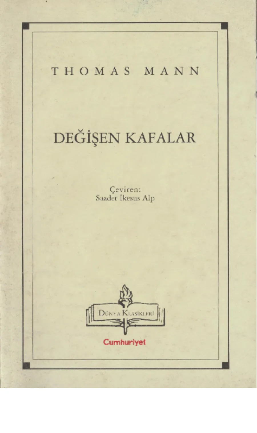 Değişen Kafalar kapak görseli
