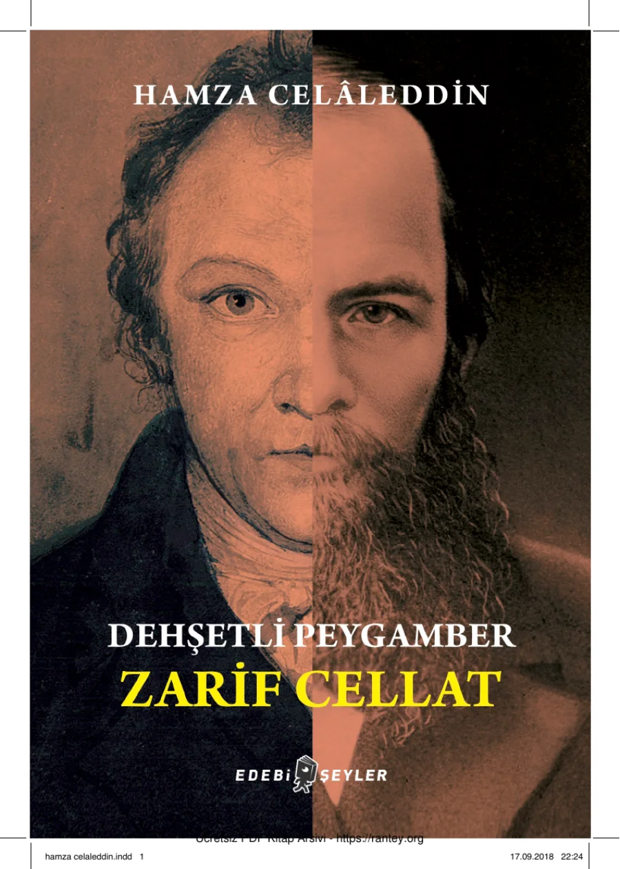 Dehşetli Peygamber Zarif Cellat Edebi Şeyler Yayınları kapak görseli