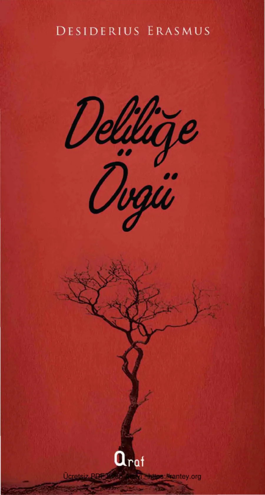 Deliliğe Övgü Araf Yayınları kapak görseli