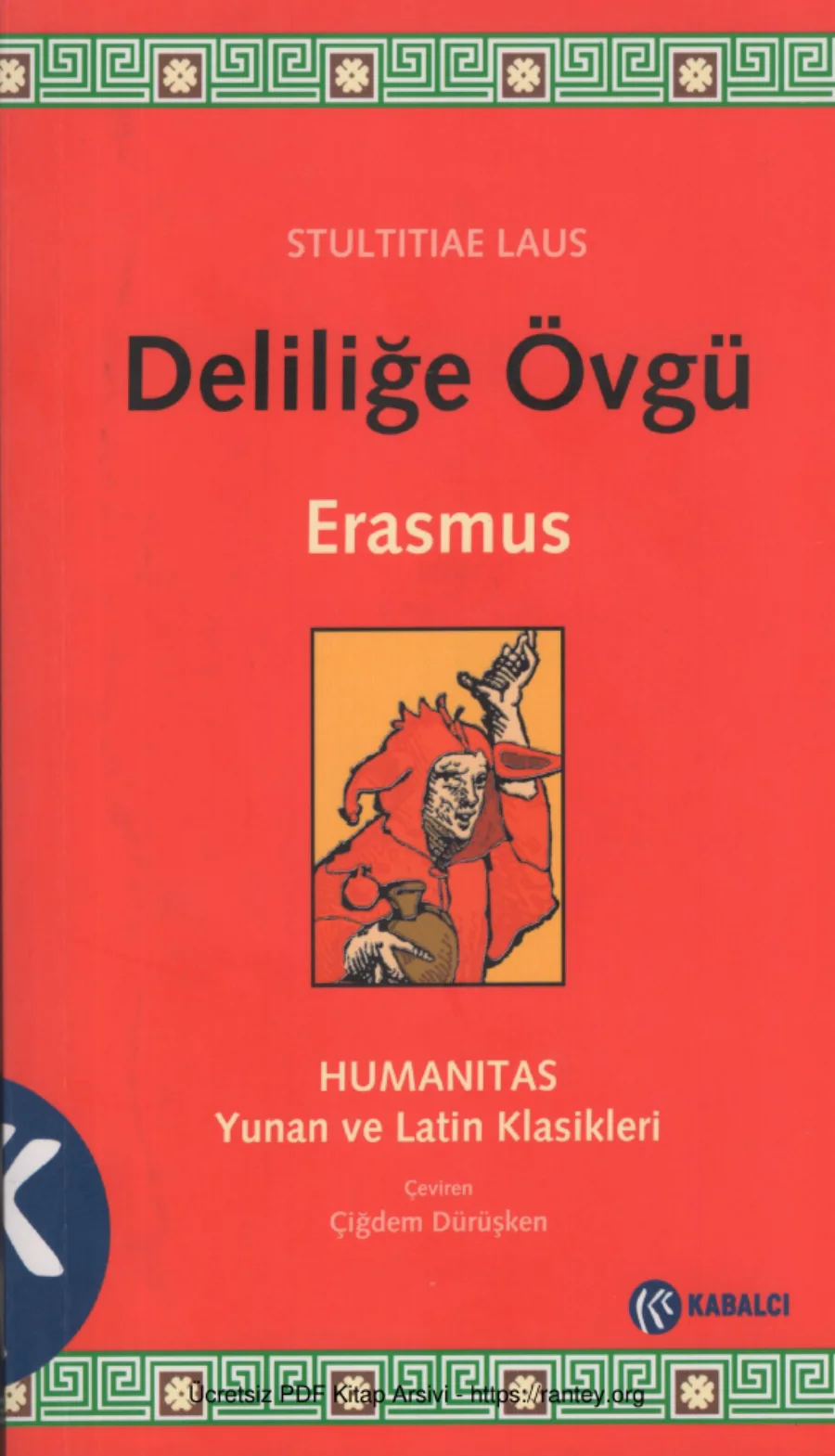 Deliliğe Övgü kapak görseli