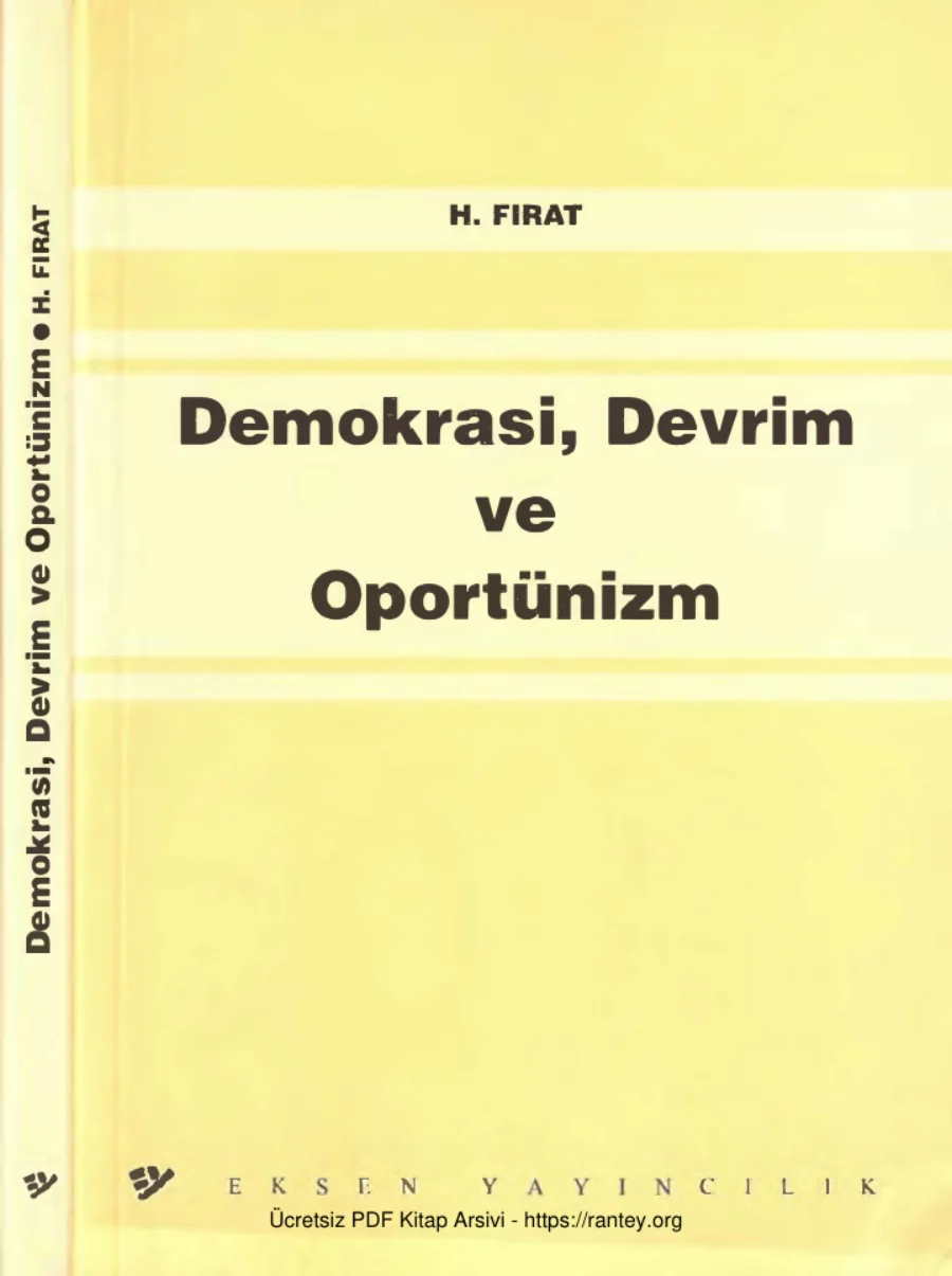 Demokrasi Devrim ve Oportünizm kapak görseli