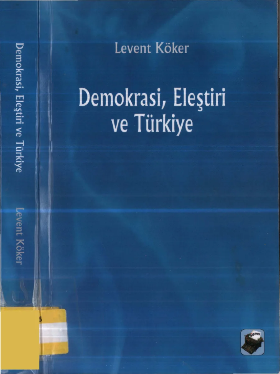 Demokrasi Eleştiri ve Türkiye kapak görseli