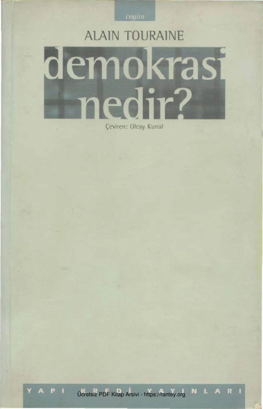 Demokrasi Nedir kapak görseli