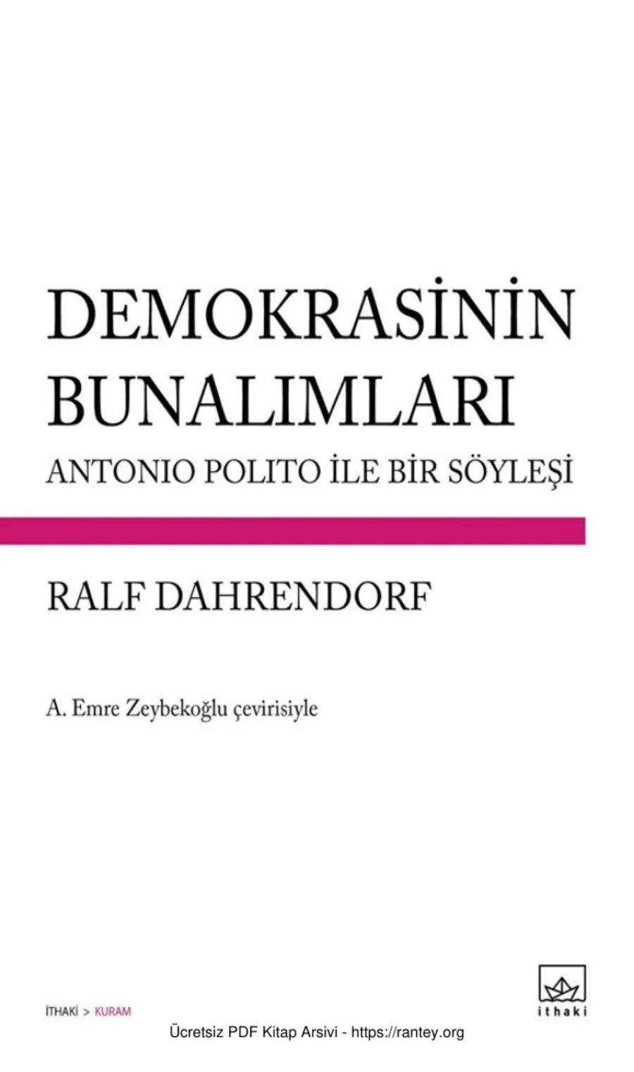 Demokrasinin kapak görseli