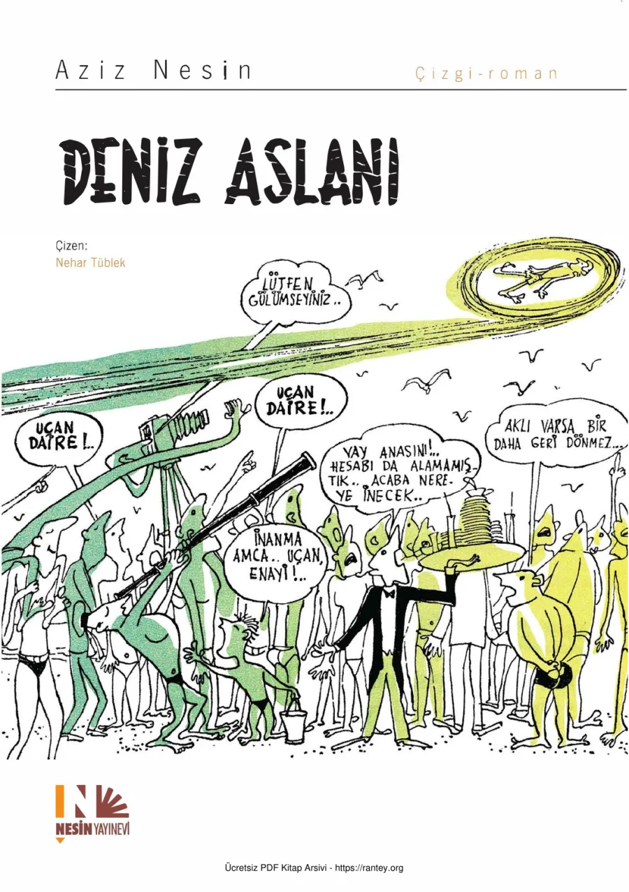 Deniz Aslanı Çizgi Roman kapak görseli