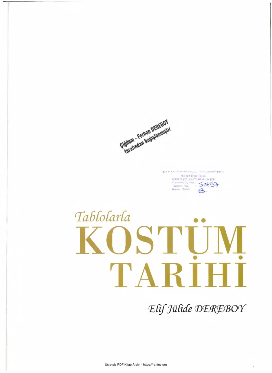 Dereboy Tablolarla Kostüm Tarihi kapak görseli