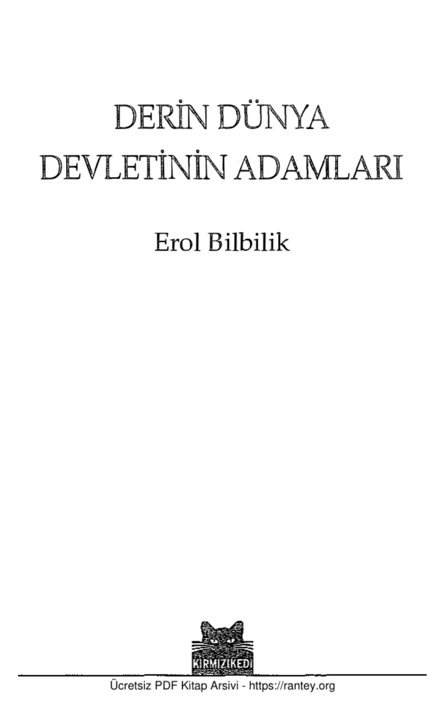 Derin Dünya Devletinin Adamları kapak görseli