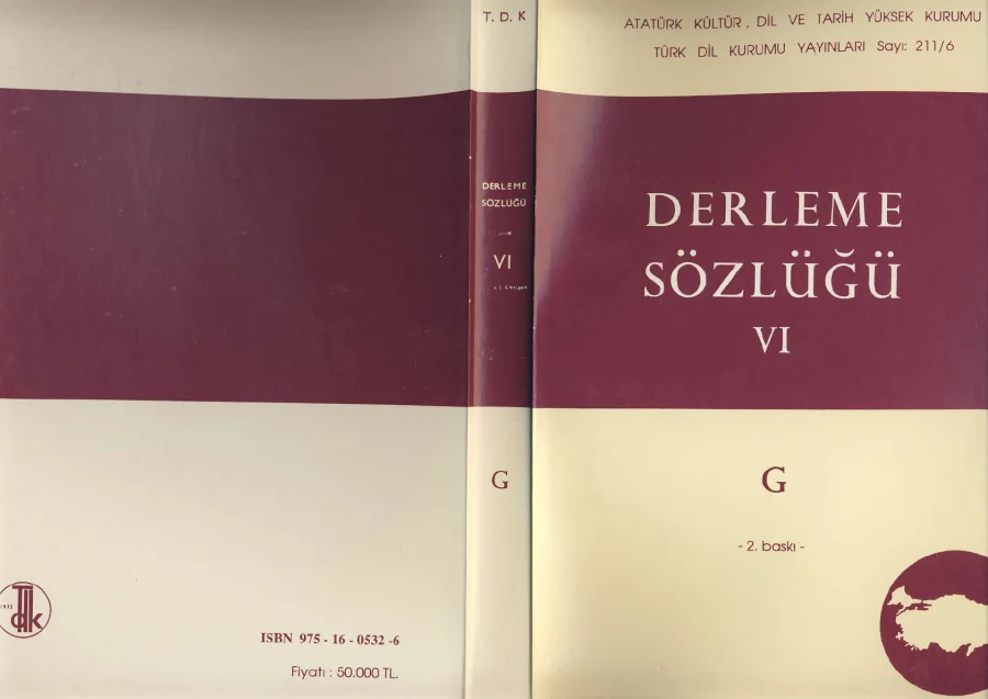 Derleme Sözlüğü Cilt 6 PDF kapak görseli