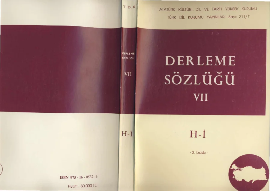 Derleme Sözlüğü Cilt 7 PDF kapak görseli