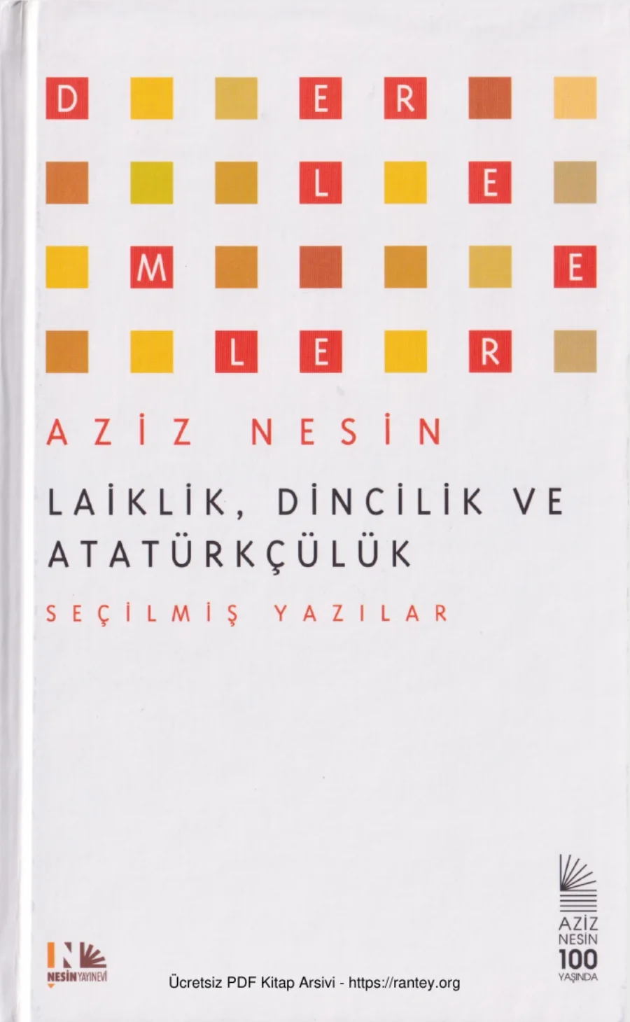 Derlemeler 11 Laiklik Dincilik Atatürkçülük kapak görseli
