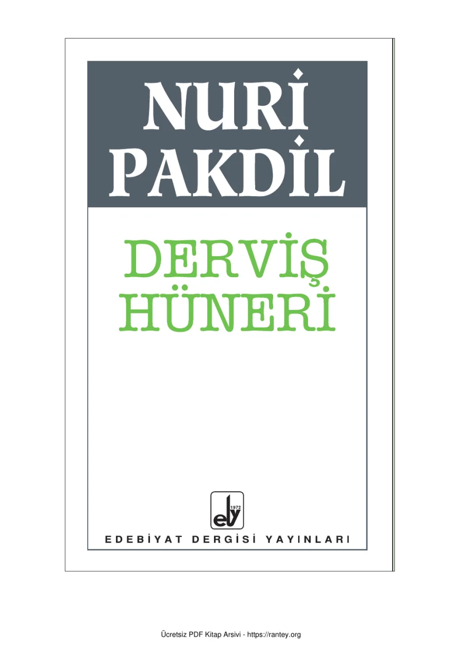 Derviş Hüneri kapak görseli