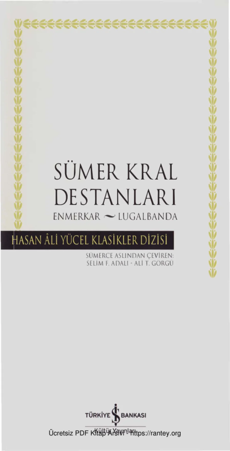 Destanları EnmerkarLugalbanda kapak görseli