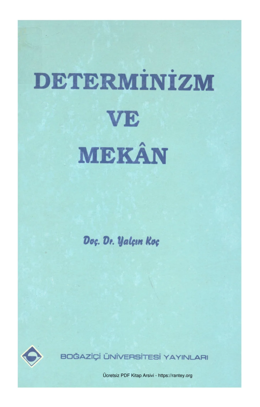 Determinizm ve Mekan kapak görseli