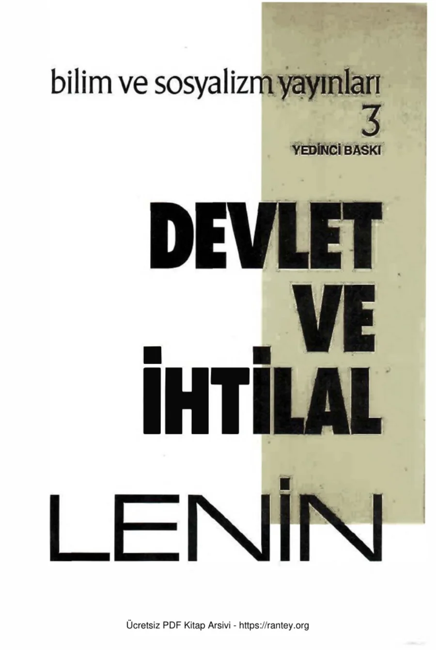 Devlet ve İhtilal kapak görseli