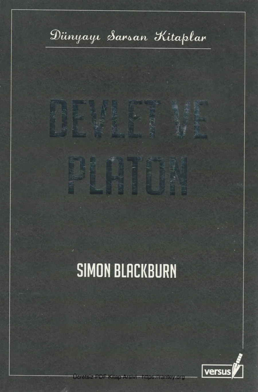 Devlet ve Platon Versus Yayınları kapak görseli