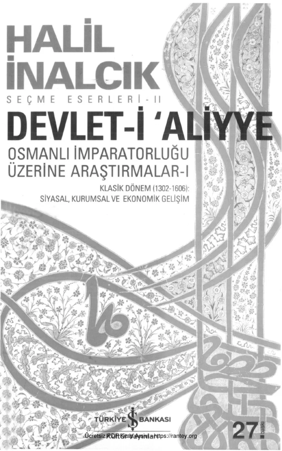 Devleti Aliyye Osmanlı İmparatorluğu Üzerine Araştırmalar kapak görseli