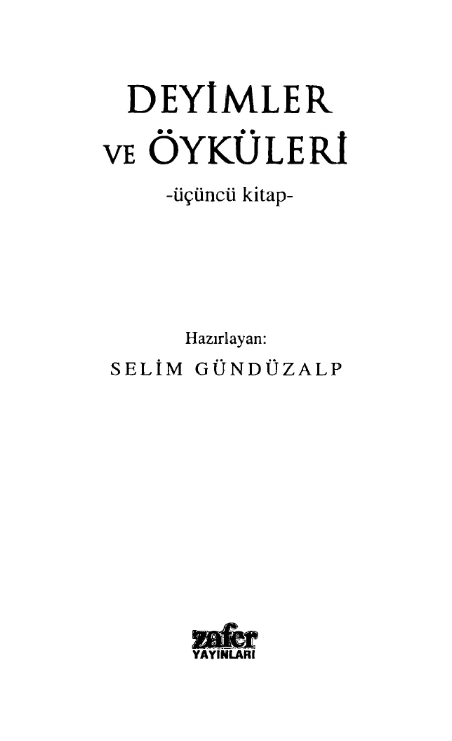 Deyimler ve Öyküleri 3 kapak görseli