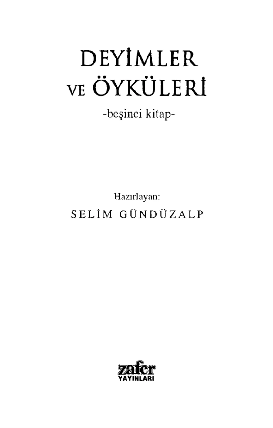 Deyimler ve Öyküleri 5 kapak görseli