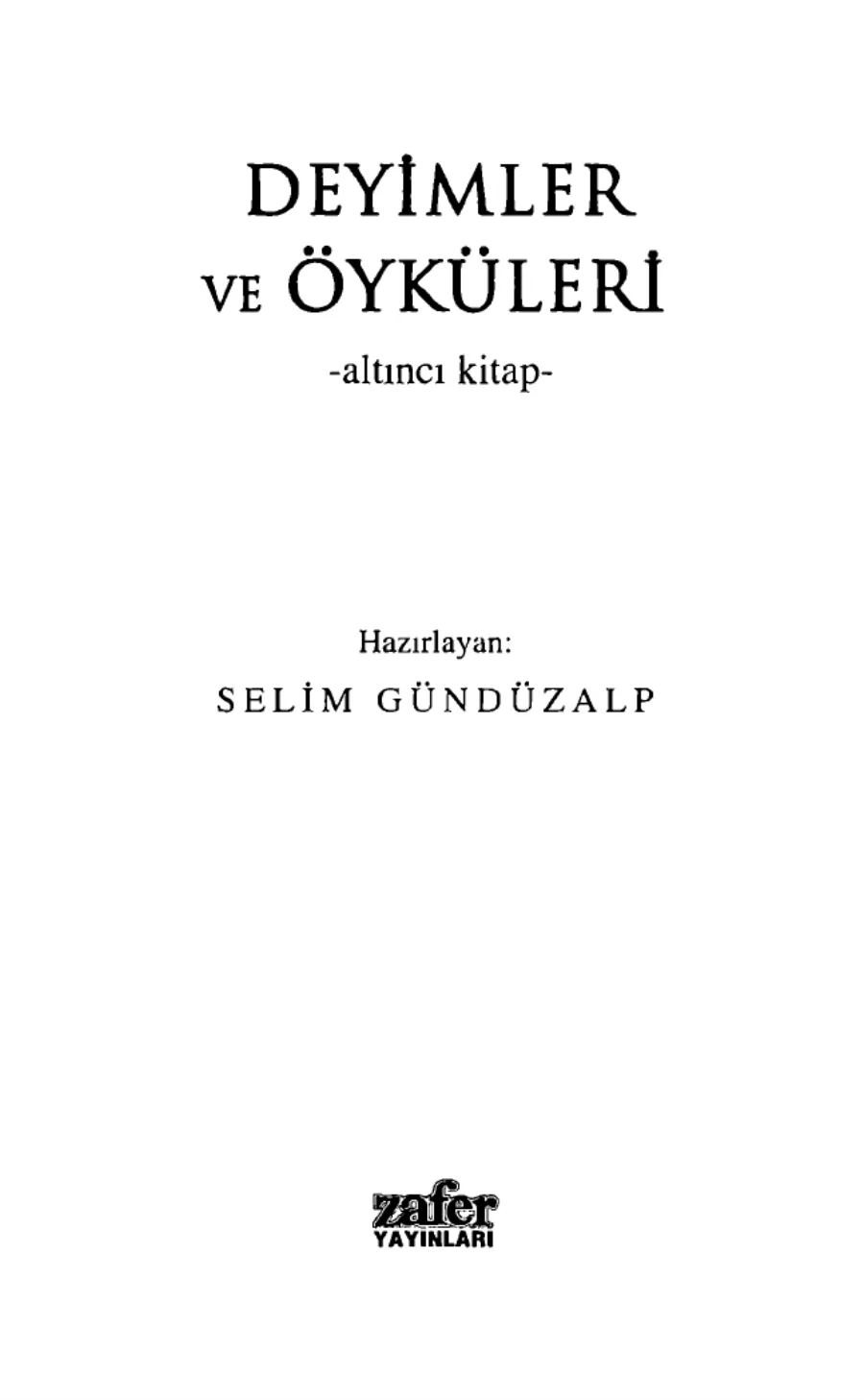Deyimler ve Öyküleri 6 kapak görseli