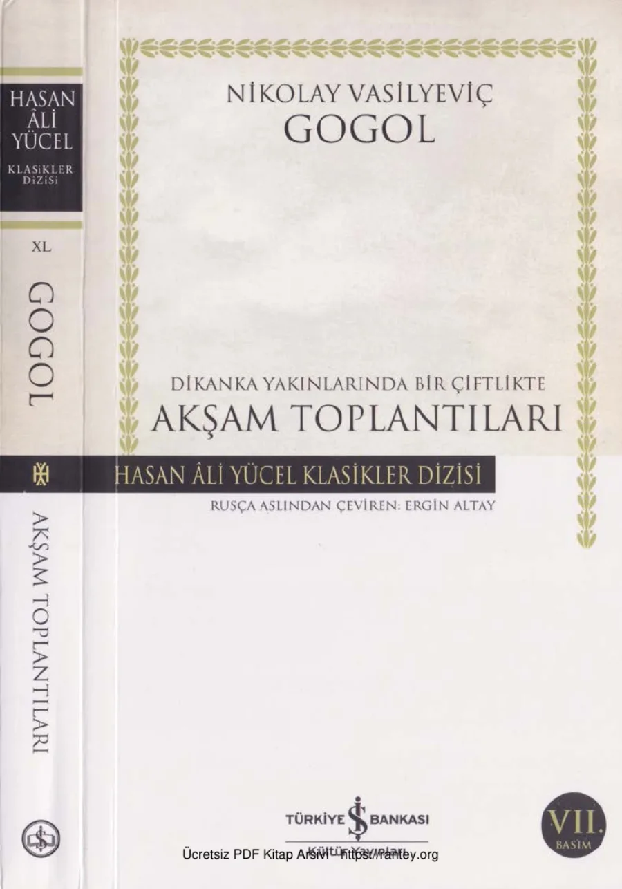 Dikanka Yakınlarında Bir Çiftlikte Akşam Toplantıları kapak görseli