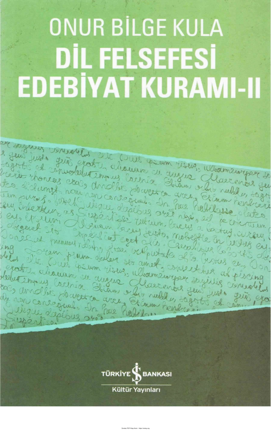 Dil Felsefesi Edebiyat Kuramı kapak görseli
