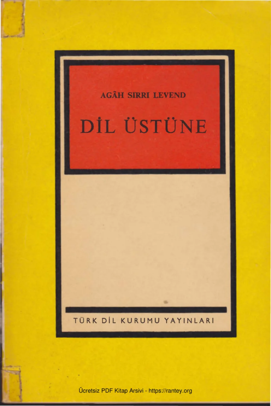 Dil Üstüne kapak görseli