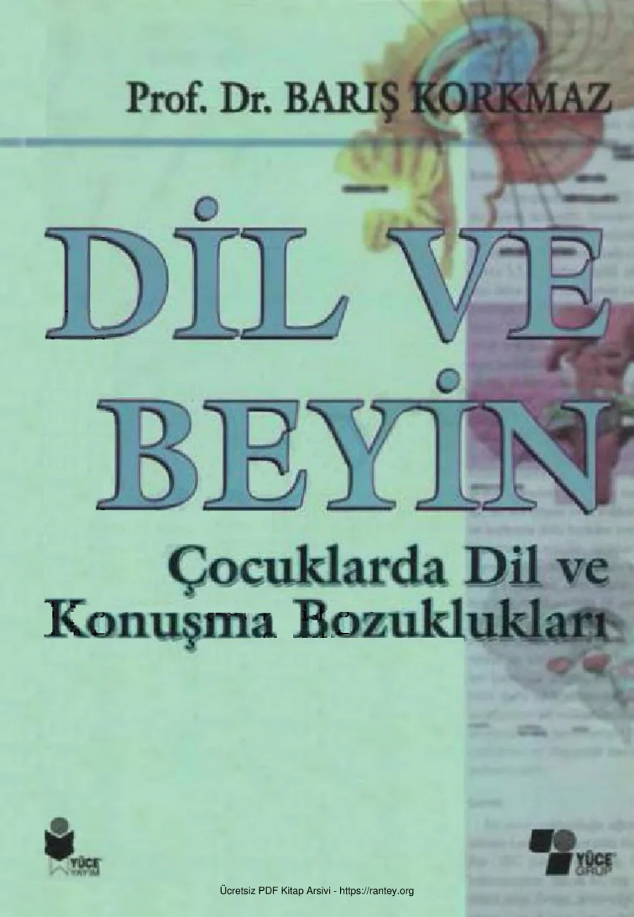 Dil ve Beyin Çocuklarda Dil ve Konuşma Bozuklukları kapak görseli