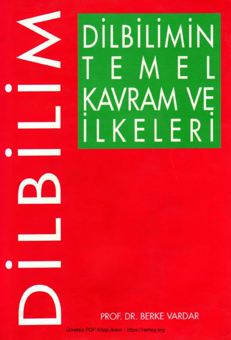 Dilbilimin Temel Kavram ve İlkeleri kapak görseli