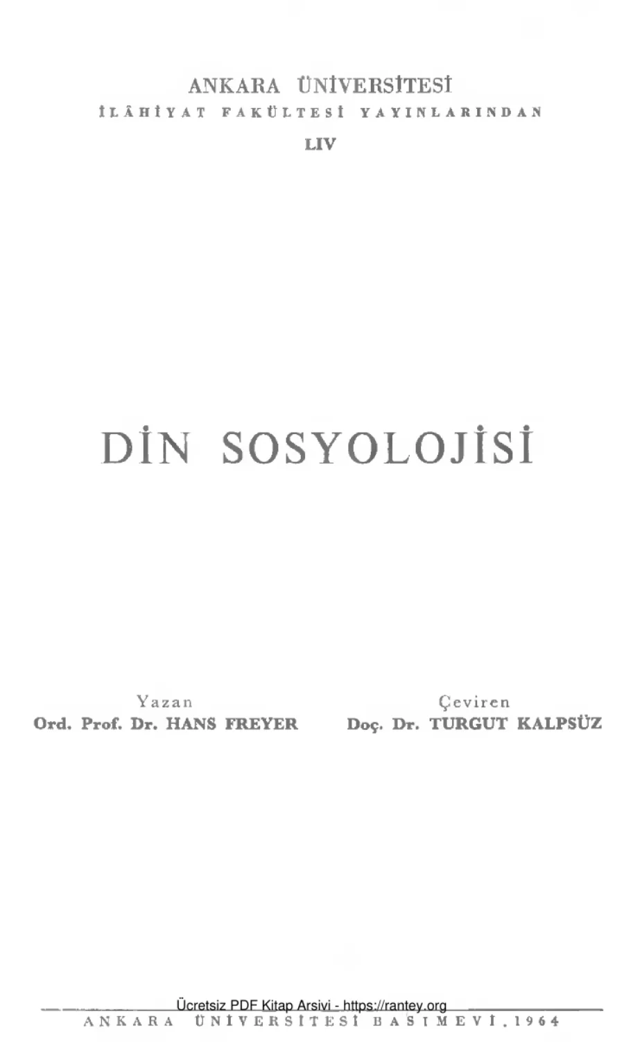 Din Sosyolojisi kapak görseli